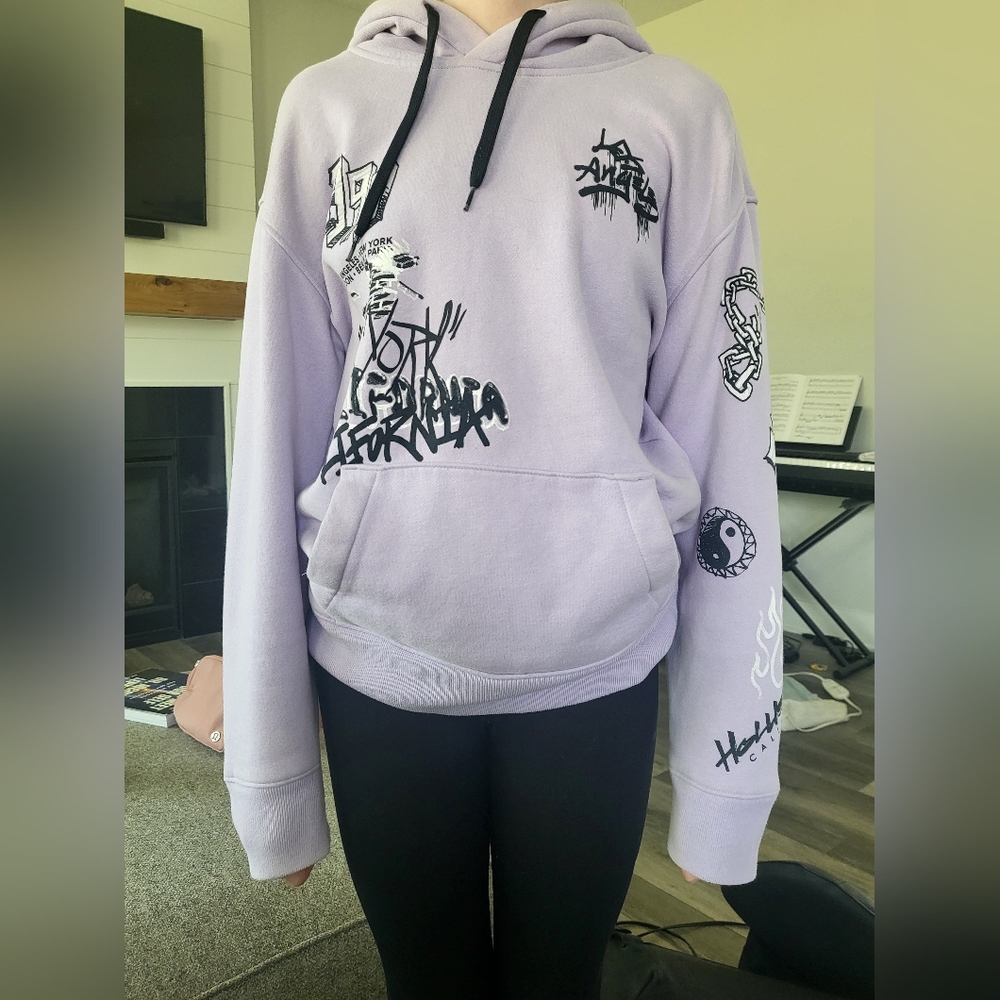 Mens XS Purple Hoodie